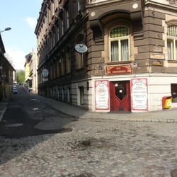 Cafe Mucha - Wejście do kawiarni - dolna część placu Chrobrego