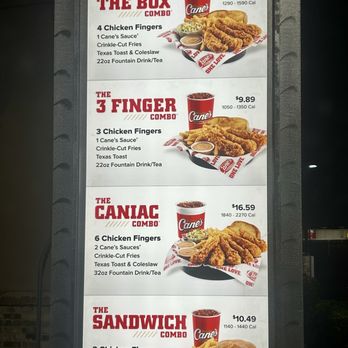 Raising Cane's Chicken Fingers - Combos - Fast Food Near Me - Cypress, Texas Raising Cane's Chicken Fingers - Combos - Fast Food Near Me - Cypress, Texas