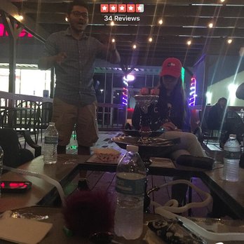 Sky Hookah Lounge - Us getting lectured by the manager. Notice the angry face. - Sports Bars Near Me - Houston, Texas Sky Hookah Lounge - Us getting lectured by the manager. Notice the angry face. - Sports Bars Near Me - Houston, Texas