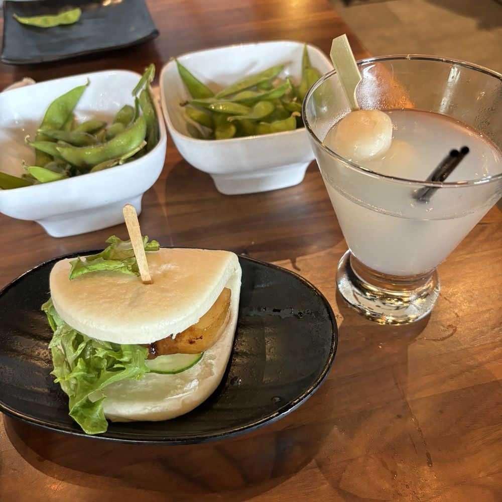 JINYA Ramen Bar - Alpharetta - JINYA Bun (1pc)* & lycheetini - Ramen Near Me - Alpharetta, Georgia JINYA Ramen Bar - Alpharetta - JINYA Bun (1pc)* & lycheetini - Ramen Near Me - Alpharetta, Georgia