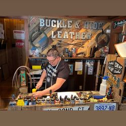 Buckle and Hide Leather - Steve putting in work!