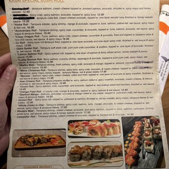 Kasai Japanese Restaurant - Menu - Sushi Bars Near Me - Uniontown, Ohio