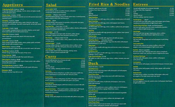 Menu photo 7 Thai Origin Halal Allentown, PA