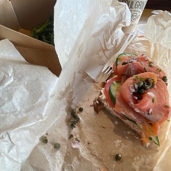 Soul Grind Coffee Roasters - Smoked Salmon Toast - Coffee & Tea Near Me - Pacifica, California