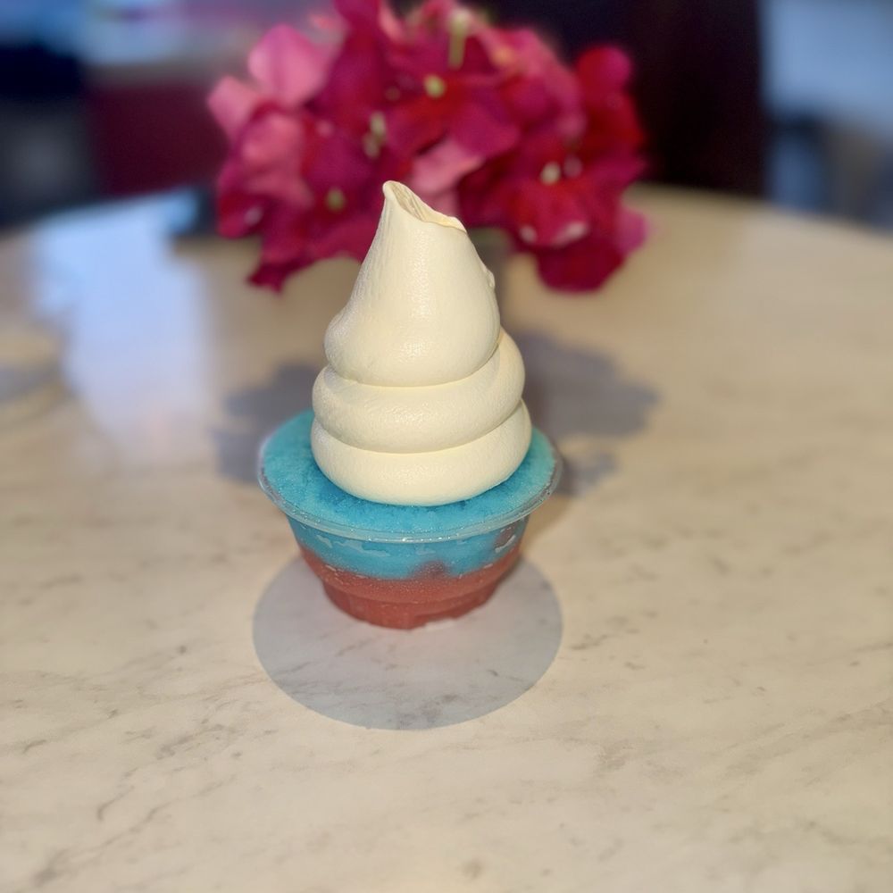 Sweet and Shavery - Blue raspberry and watermelon shaved ice with vanilla custard - Desserts Near Me - Davis, California Sweet and Shavery - Blue raspberry and watermelon shaved ice with vanilla custard - Desserts Near Me - Davis, California