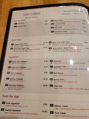 Menu photo 1 Sushi Ichiban Ellesmere Toronto, ON Menu photo 1 Sushi Ichiban Ellesmere Toronto, ON