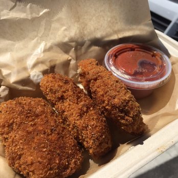 The Butchers Son - Vegan fried mozzarella - Salad Near Me - Berkeley, California The Butchers Son - Vegan fried mozzarella - Salad Near Me - Berkeley, California