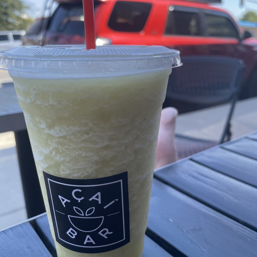 Acai bar  - Pinea Pineapple Mint Smoothie - Acai Bowls Near Me - Pasadena, California