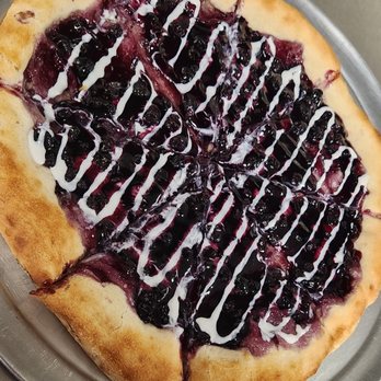 Brick Oven Pizza - Blueberry Desert Pie - Pizza Near Me - Berthoud, Colorado Brick Oven Pizza - Blueberry Desert Pie - Pizza Near Me - Berthoud, Colorado