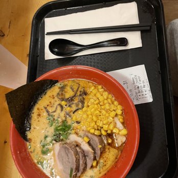 Tetsumen Ramen - His miso ramen plate - Ramen Near Me - Hilo, Hawaii