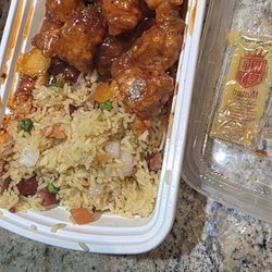 Taste of China - Orange chicken combo