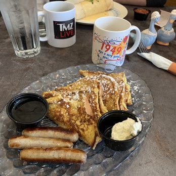 Marge's Diner - Basic French toast, sausage, and real maple syrup Breakfast burrito Self serve coffee bar - Breakfast & Brunch Near Me - Fargo, North Dakota Marge's Diner - Basic French toast, sausage, and real maple syrup Breakfast burrito Self serve coffee bar - Breakfast & Brunch Near Me - Fargo, North Dakota