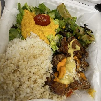 Kaimana Farm Cafe - Mochiko Chicken Plate - Vegan Near Me - Honolulu, Hawaii Kaimana Farm Cafe - Mochiko Chicken Plate - Vegan Near Me - Honolulu, Hawaii