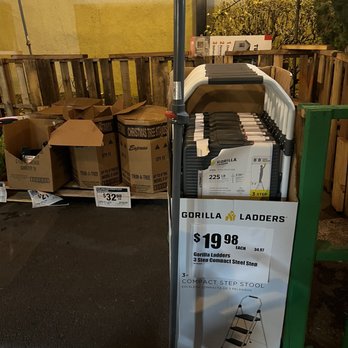 The Home Depot - Ladders and tree stands available for purchase. - Hardware Stores Near Me - Glendale, California The Home Depot - Ladders and tree stands available for purchase. - Hardware Stores Near Me - Glendale, California