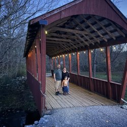 Cove Creek RV Resort - Covered bridge photo op onsite