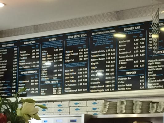 Menu photo 8 Oban Fish and Chip Shop Oban, AGB Menu photo 8 Oban Fish and Chip Shop Oban, AGB