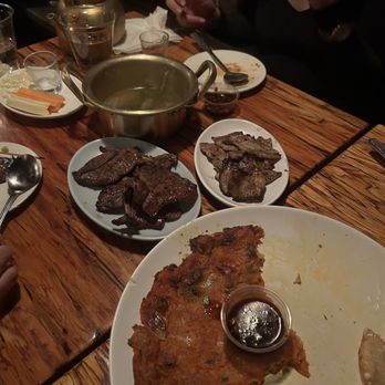 Dan Sung Sa - Kimchi pancake - Korean Near Me - Los Angeles, California
