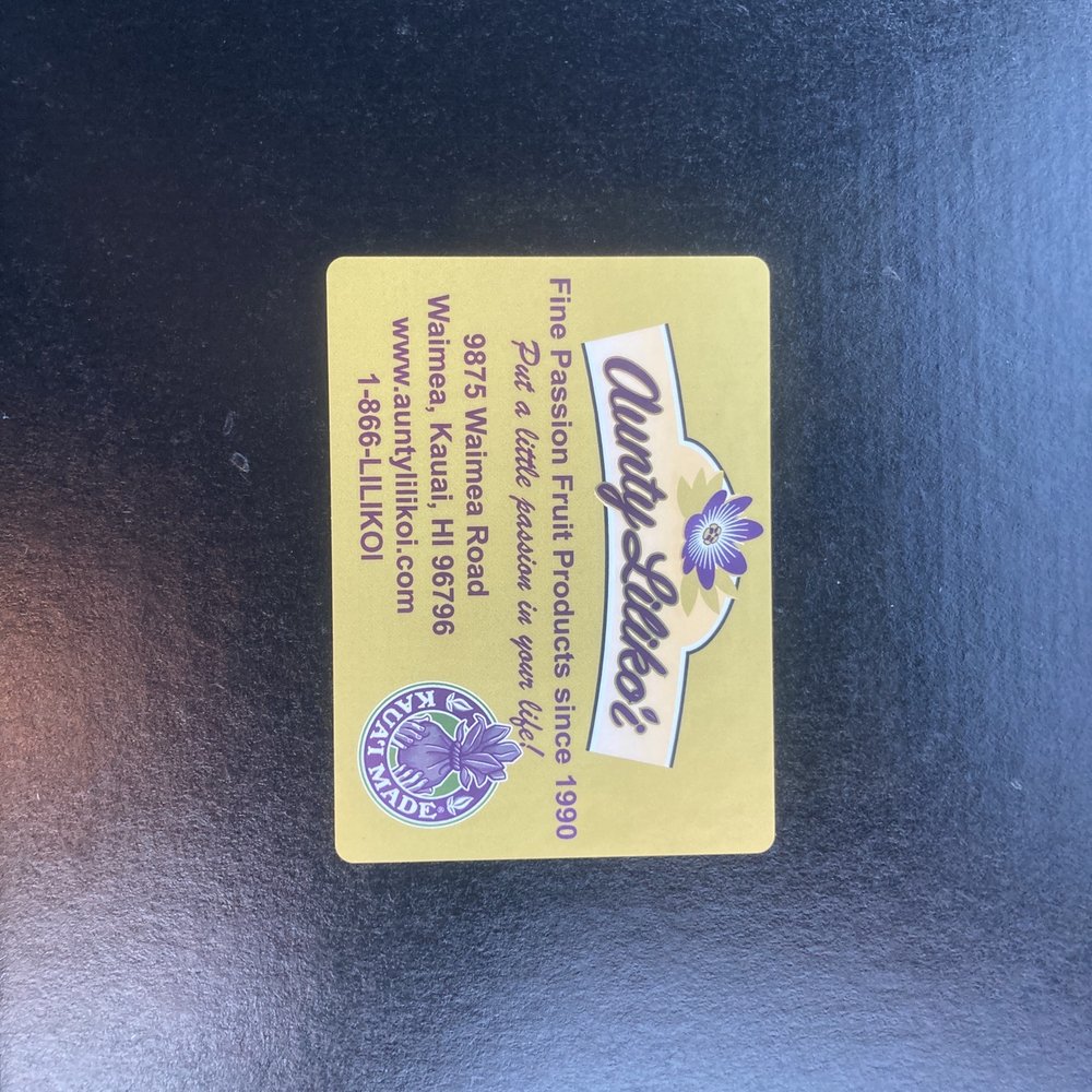 Aunty Lilikoi - Product box - Specialty Food Near Me - Waimea, Hawaii Aunty Lilikoi - Product box - Specialty Food Near Me - Waimea, Hawaii