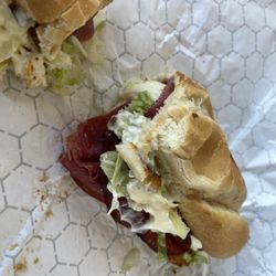 Jim's Razorback Pizza - Pastrami sandwich