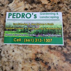 Pedros Gardening Service