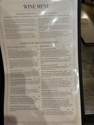 Menu photo 4 Sullivans Metropolitan Grill Anderson, SC