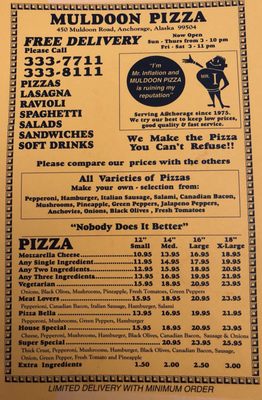 Menu photo 3 Muldoon Pizza Anchorage, AK