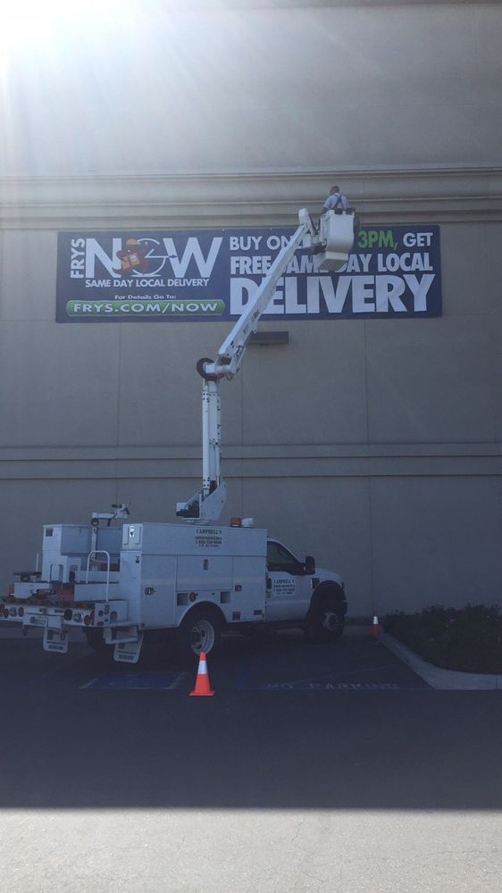 Slide of Campbell's Lighting & Sign Services
