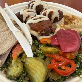 Al-Hadbah Donair - Falafel Plate - Middle Eastern Near Me - Vancouver, British Columbia Al-Hadbah Donair - Falafel Plate - Middle Eastern Near Me - Vancouver, British Columbia