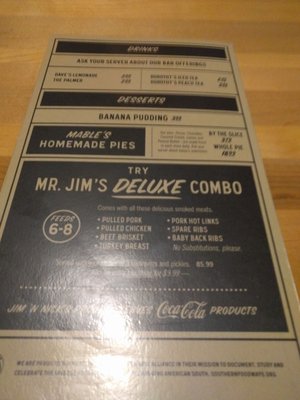 Menu photo 8 Jim 'N Nick's Bar-B-Q Huntsville, AL