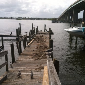 Our Deck Down Under - A little damage after Hurricane Mathew. Repaired now. - Seafood Near Me - Port Orange, Florida Our Deck Down Under - A little damage after Hurricane Mathew. Repaired now. - Seafood Near Me - Port Orange, Florida