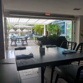 The Spaniard - Courtyard view from main dining room. - Latin American Near Me - Tampa, Florida