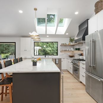 Prime Home Remodeling - Kitchen in Full Home Remodel Side View - General Contractors Near Me - Mukilteo, Washington Prime Home Remodeling - Kitchen in Full Home Remodel Side View - General Contractors Near Me - Mukilteo, Washington
