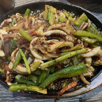 Chino Yang's - Sizzling squid tentacles - Chinese Near Me - San Francisco, California Chino Yang's - Sizzling squid tentacles - Chinese Near Me - San Francisco, California