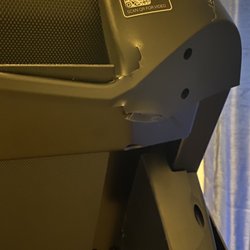 Ryder Truck Rental - Damaged part under treadmill