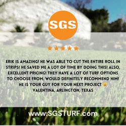 SGS Turf Texas - sgsturf.com synthetic grass superstore