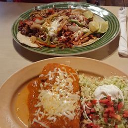 Chimichanga and Alambres Campechano