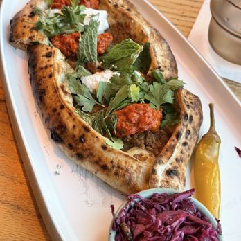 Balkan Treat Box - Pide with halal chicken - Turkish Near Me - Webster Groves, Missouri Balkan Treat Box - Pide with halal chicken - Turkish Near Me - Webster Groves, Missouri