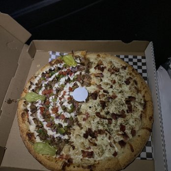 Kraving Kebab Pizza - Half Kebab Supreme Pizza & Half Chicken Bacon Ranch Pizza - Pizza Near Me - Turlock, California Kraving Kebab Pizza - Half Kebab Supreme Pizza & Half Chicken Bacon Ranch Pizza - Pizza Near Me - Turlock, California
