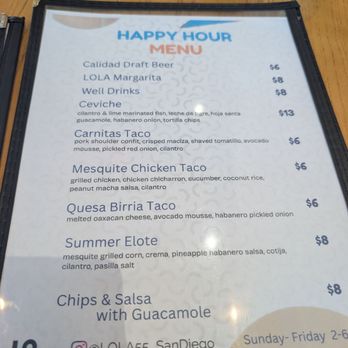 Lola 55 - Happy Hour 8/2026 - Mexican Near Me - San Diego, California Lola 55 - Happy Hour 8/2026 - Mexican Near Me - San Diego, California