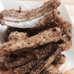 Nolan County Coliseum - Fried rattlesnake