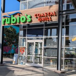 Exterior outside entrance of Rubio's Coastal Grill - Storefront - Anaheim, California Exterior outside entrance of Rubio's Coastal Grill - Storefront - Anaheim, California