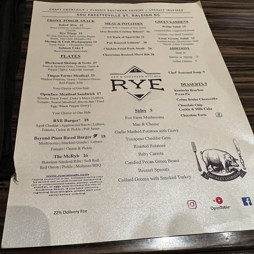 Menu Menu
