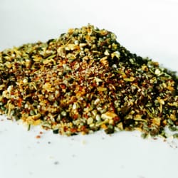 Savory Spice Shop - Pike Place Protein Rub. Great on steak... loving the coffee grounds in this rub.