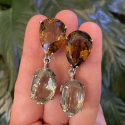 Colors Of Etnika - Citrine amethyst earrings