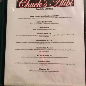 Chuck's Alibi - Great drinks - Seafood Near Me - Philadelphia, Pennsylvania Chuck's Alibi - Great drinks - Seafood Near Me - Philadelphia, Pennsylvania