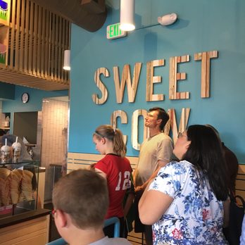 Sweet Cow - Long line--hope it's worth it! - Ice Cream & Frozen Yogurt Near Me - Denver, Colorado