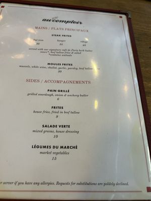Menu photo 2 Au Petit Comptoir Vancouver, BC
