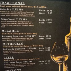 Celestial Artisan Meadery - Their brews. Cherry one WAS GREAT!