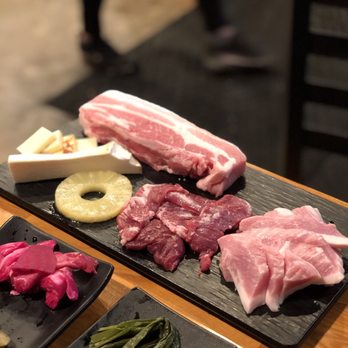 Sookdal - The three types of pork + cheese + pineapple! - Korean Near Me - Garden Grove, California