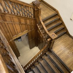 Frankfort Community Public Library - Carnegie staircase